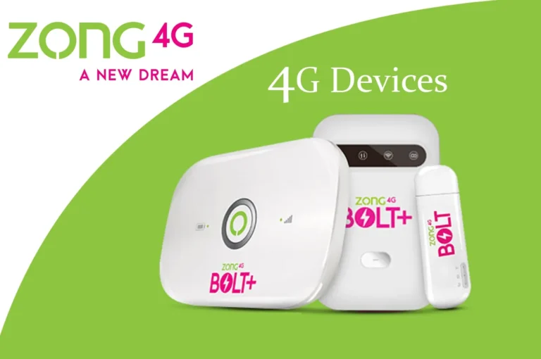 Zong 4G Bolt Devices 2022 Packages, charges, and Subscription