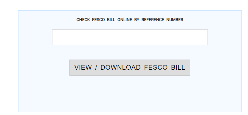 fesco-bill-online