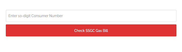 Online SSGC Duplicate Bill